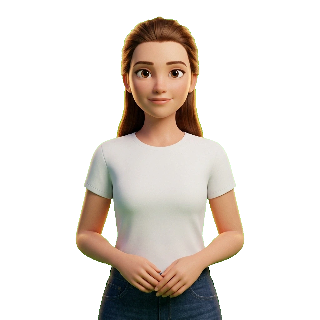 AI character portrait